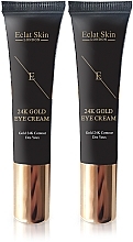 Fragrances, Perfumes, Cosmetics Set - Eclat Skin London 24k Gold Eye Cream Kit (eye/cr/2x15ml)