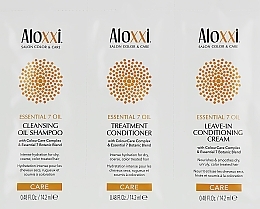 Fragrances, Perfumes, Cosmetics Set - Aloxxi Essential 7 Oil (cond/14.2ml + h/cr/14.2ml + sh/14.2ml)