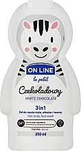 Fragrances, Perfumes, Cosmetics Hair and Body Cleanser 'White Chocolate' - On Line Le Petit White Chocolate 3 In 1 Hair Body Face Wash