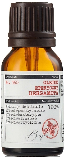 Natural Essential Oil 'Bergamot' - Bosqie Natural Essential Oil — photo N1