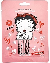 Fragrances, Perfumes, Cosmetics Face Mask - Take Care Betty Boop Detox Shine Relax Sheet Mask