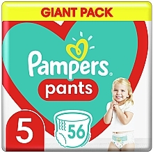 Fragrances, Perfumes, Cosmetics Diaper Pants, size 5, 12-17 kg, 56 pcs - Pampers