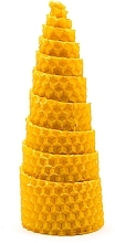 Fragrances, Perfumes, Cosmetics Beeswax Candle, yellow - Lyson