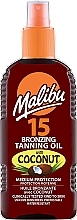 Fragrances, Perfumes, Cosmetics Bronzing Tanning Body Oil - Malibu Bronzing Tanning Oil With Coconut SPF 15