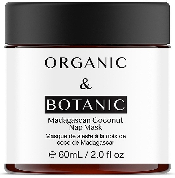 Sleeping Face Mask - Organic & Botanic Madagascan Coconut Nap Mask — photo N2