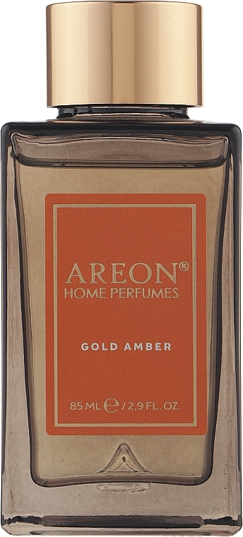 Gold Amber Reed Diffuser, PSL07 - Areon Home Perfume Gold Amber Reed Diffuser — photo N1