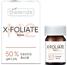 Fragrances, Perfumes, Cosmetics Lactic Acid 50% - Bielenda Professional X-Foliate Basic Lactic Acid 50%