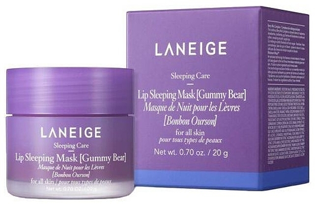 Intensive Regenerating Night Lip Mask - Laneige Sleeping Care Lip Sleeping Mask Gummy Bear — photo N1