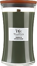 Scented Candle in Glass - WoodWick Hourglass Candle Frasier Fir — photo N4