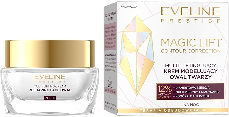 Multilifting Night Cream - Eveline Cosmetics Magic Lift Contour Correction — photo N1