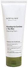 Fragrances, Perfumes, Cosmetics Face Cleansing Foam for Problem Skin - Mary & May Houttuynia Cordata+Tea Tree Cleansing Foam
