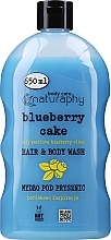 Fragrances, Perfumes, Cosmetics Natural Aloe Shower Gel-Shampoo with Blueberry Aroma - Naturaphy