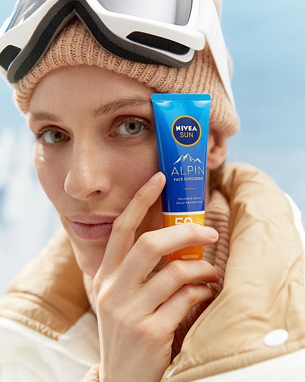 Sun Face Cream SPF 50 - Nivea Sun Alpin Sun Cream for Face SPF 50+ — photo N4