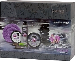 Fragrances, Perfumes, Cosmetics Cosmetic Set - Salon Professional SPA Collection Finland (scr/300ml + cr/gel/300ml + cr/300ml + towel)