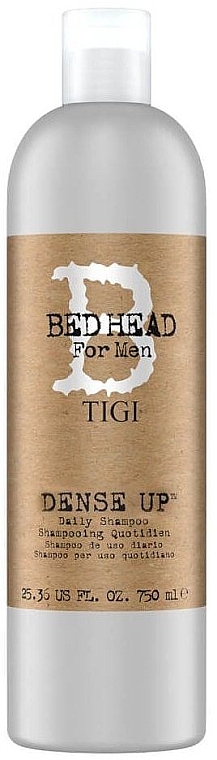 Hair Volume Shampoo for Men - Tigi Bed Head For Men Dense Up Style Building — photo N2
