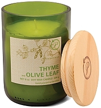 Fragrances, Perfumes, Cosmetics Scented Candle 'Thyme & Olive Leaf' - Paddywax Eco Green Recycled Glass Candle Thyme + Olive Leaf