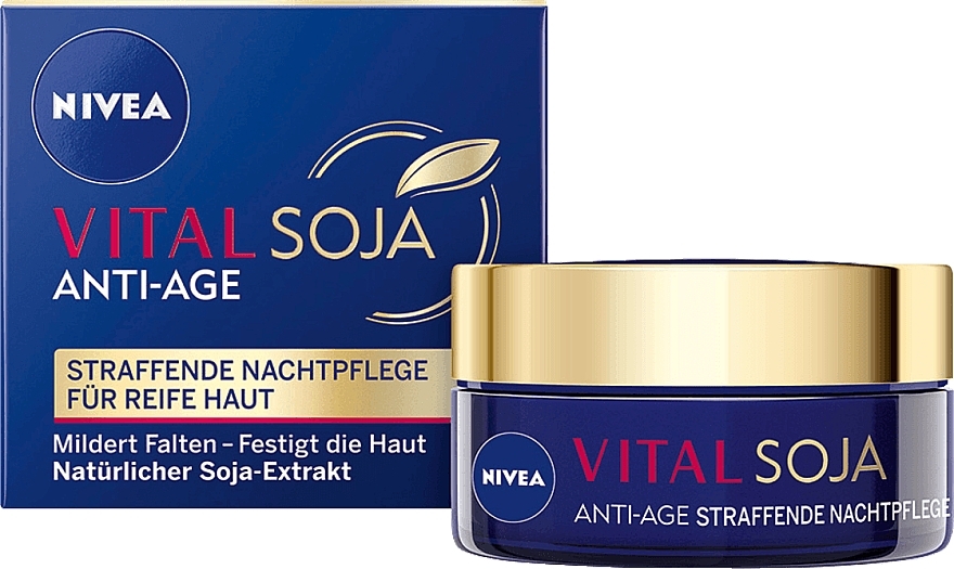 Night Cream - NIVEA Visage Vital Soja Anti-Age — photo N1