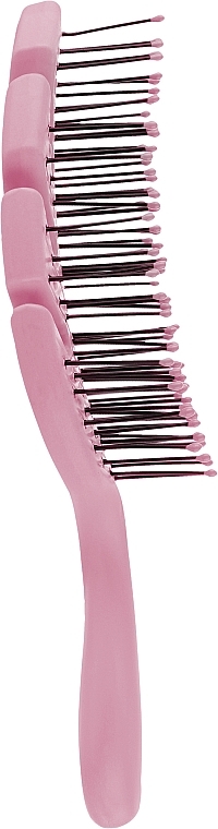 Mini Hair Brush - Wet Brush Go Green Mini Detangler Pink — photo N2