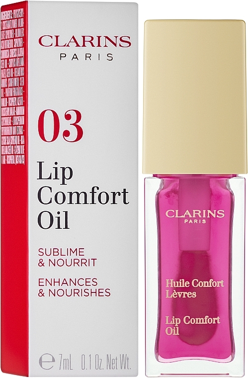 Lip Gloss - Clarins Instant Light Lip Comfort Oil — photo N2