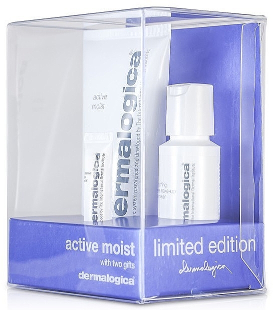 Set - Dermalogica Active Moist Limited Edition (cr/100ml + eye/remov/30ml + eye/cr/4ml) — photo N1