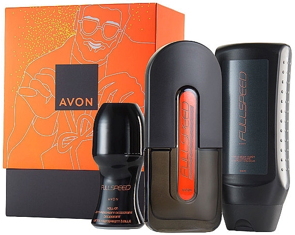 Avon Full Speed - Set (edt/75ml + sh/gel/250ml+ deo/50ml) — photo N1