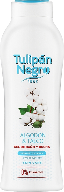 Cotton & Talc Shower Gel - Tulipan Negro Cotton & Talc Shower Gel — photo N1