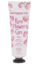 Fragrances, Perfumes, Cosmetics Hand Cream - Dermacol Rose Flower Care Hand Cream