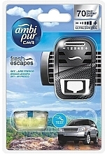 Fragrances, Perfumes, Cosmetics Car Freshener Set "Sky" - Ambi Pur (freshener/1szt + refill/7ml)