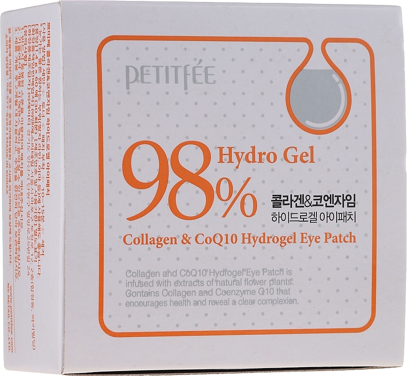 Collagen and Coenzyme Hydrogel Eye Patches - Petitfee & Koelf Collagen & Co Q10 Hydrogel Eye Patch — photo N1