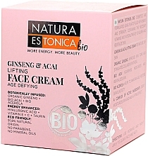 Ginseng and Acai Lifting Face Cream - Natura Estonica Ginseng & Acai Face Cream — photo N2