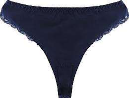 Women Cotton Thongs, blue - Moraj — photo N1