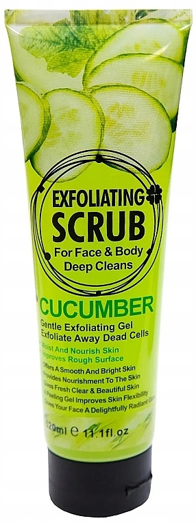 Cucumber Face & Body Scrub - Wokali Exfoliating Scrub Cucumber — photo N1