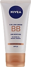 BB Cream - Nivea 5-in-1 24H Moisture Day BB Cream SPF 15 — photo N3