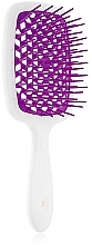 Fragrances, Perfumes, Cosmetics Hairbrush, white-purple - Janeke Superbrush