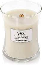 Scented Candle in Glass - WoodWick Hourglass Candle Smoked Jasmine — photo N2