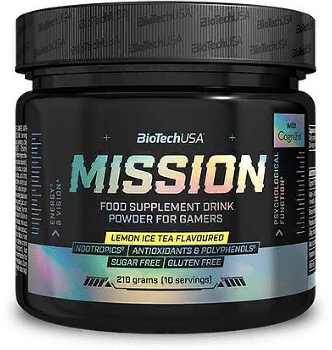 Iced Lemon Tea Pre-Workout Complex - BioTechUSA Mission — photo N1