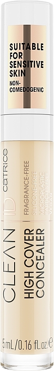 Concealer - Catrice Clean ID High Cover Concealer — photo N1