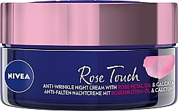 Anti-Wrinkle Night Cream - Nivea Rose Touch Anti-Wrinkle Night Cream — photo N1