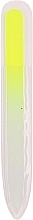 Glass Nail File with Neon Print, yellow - Tools For Beauty Nail File Neon Color Glass — photo N1