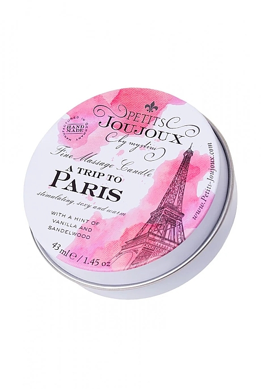 Vanilla & Sandalwood Massage Candle - Petits JouJoux A Trip to Paris — photo N1