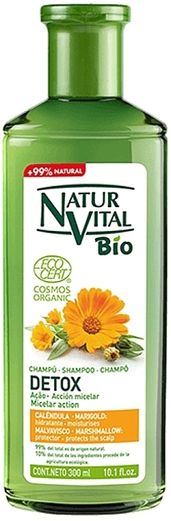 Brittle Hair Shampoo ‘Calendula’ - Natur Vital Bio Detox Shampoo — photo N1