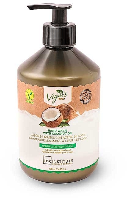 Coconut Liquid Soap - IDC Institute Hand Soap Vegan Formula Coconut Oil — photo N1