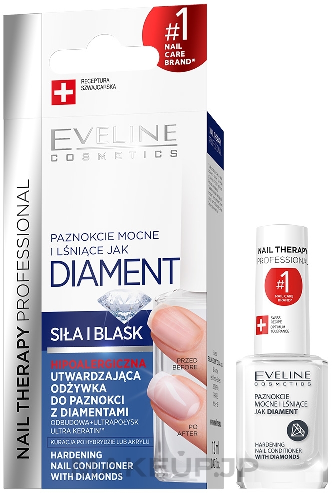 Nail Diamond Repairing Complex - Eveline Cosmetics Nail Therapy Professional  — photo 12 ml