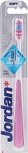 Fragrances, Perfumes, Cosmetics Toothbrush, soft, pink - Jordan Shiny White Toothbrush Soft