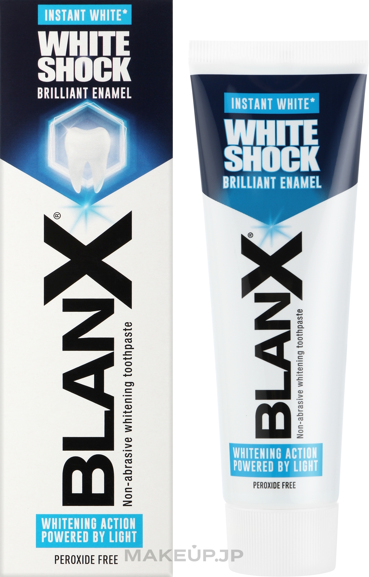 Whitening Toothpaste - BlanX White Shock Instant White Brilliant Enamel Toothpaste — photo 75 ml
