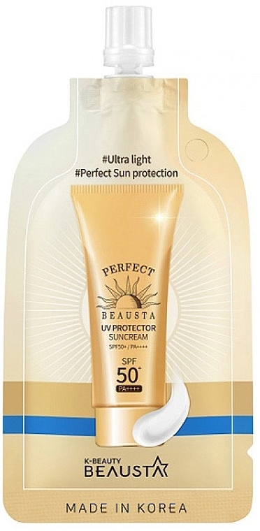 Facial Sun Cream SPF 50 - Beausta UV Protector Sunscreen SPF50 — photo N1