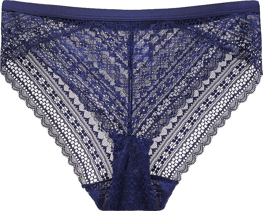 Lace Bikini Panties, 1 pc, blue - Moraj — photo N1