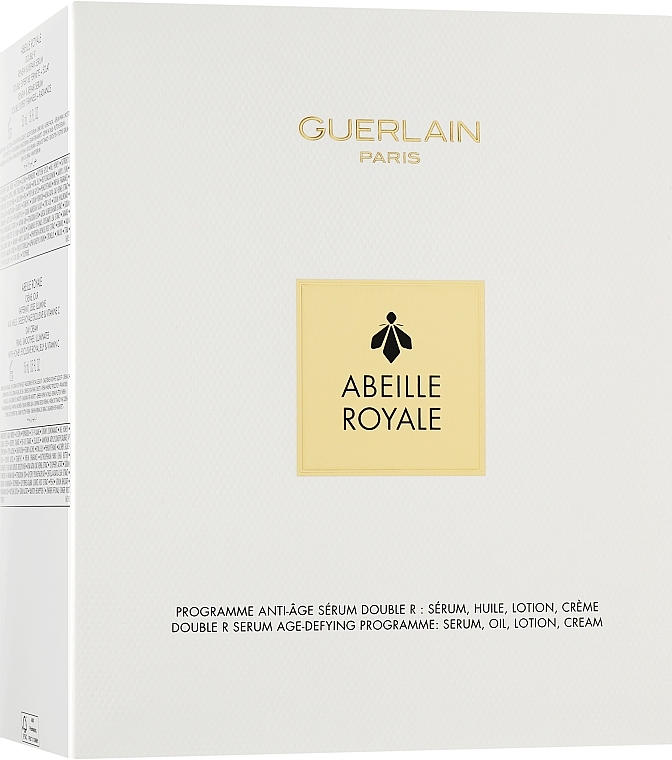 Set - Guerlain Abeille Royale Programme Anti-Age Serum Double R (f/oil/15ml + f/cr/15ml + f/ser/50ml + f/lot/40ml) — photo N2