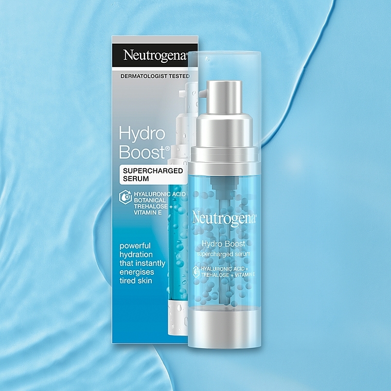 Instant Hydration Face Serum - Neutrogena Hydro Boost Supercharged Booster — photo N6