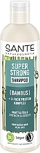 Fragrances, Perfumes, Cosmetics Strengthening Bamboo Bio Shampoo - Sante Super Strong Shampoo	